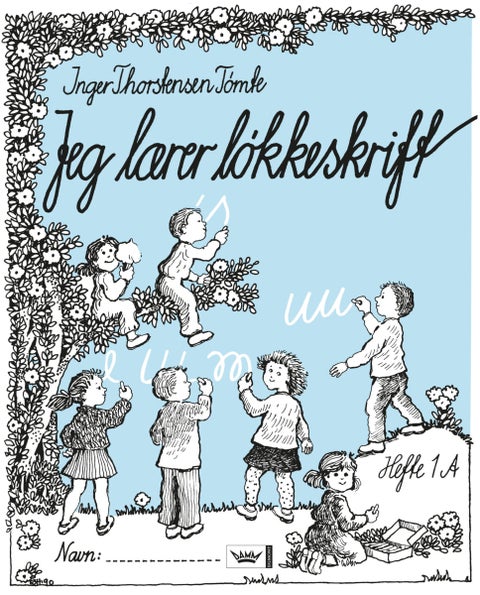 Jeg lærer løkkeskrift - hefte 1A