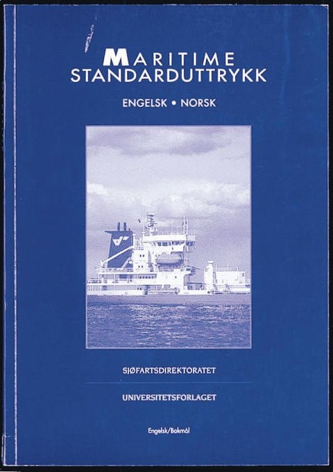 Maritime standarduttrykk - engelsk-norsk : IMCO's standard marine navigational vocabulary