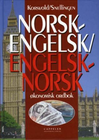 Norsk-engelsk, engelsk-norsk - økonomisk ordbok