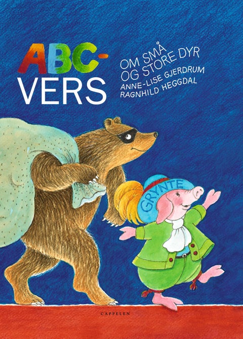 ABC-vers om små og store dyr - aktivitetsbok