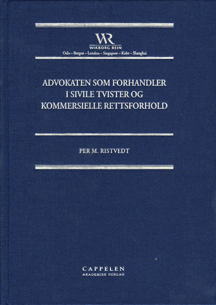 Advokaten som forhandler i sivile tvister og kommersielle rettsforhold