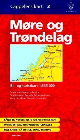 Møre og Trøndelag 2004-2006 - bil- og turistkart = tourist map = Touristenkarte = carte touristique