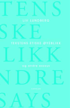 Bilde av Tekstens Etiske øyeblikk Og Andre Essays Av Liv Lundberg