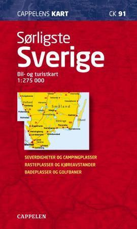 Sørligste Sverige - bil- og turistkart