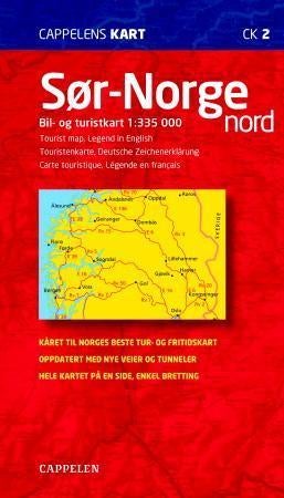 Sør-Norge nord - bil- og turistkart = tourist map = Touristenkarte = carte touristique