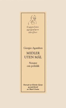 Midler uten mål - notater om politikk