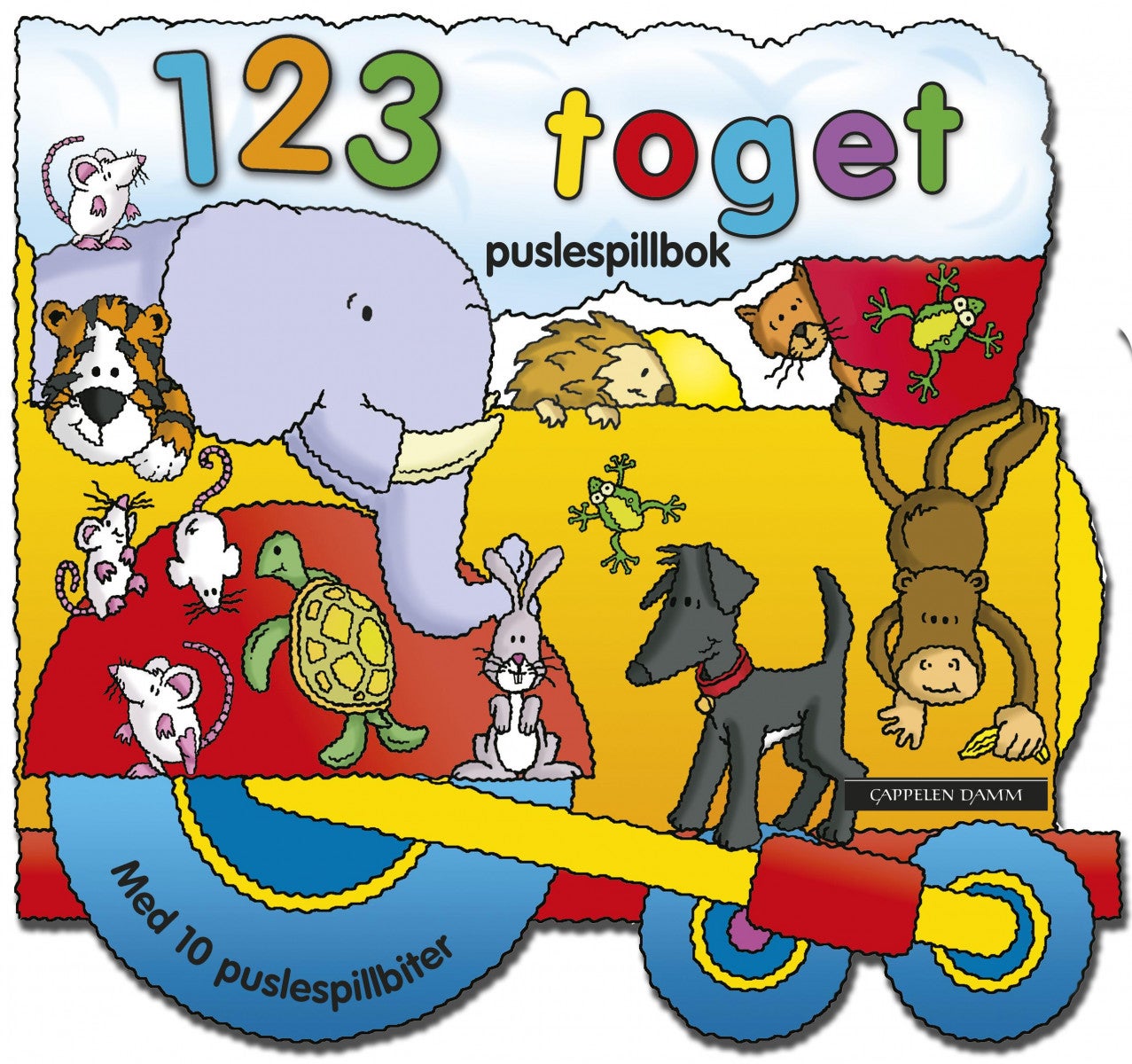 123 toget - puslespillbok