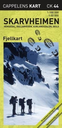 Skarvheimen - Hemsedal, Rallarvegen, Aurlandsdalen, Geilo : fjellkart
