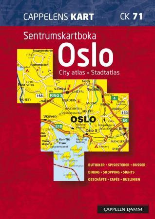 Oslo 2010-2012 - sentrumskartboka = city atlas = Stadtatlas