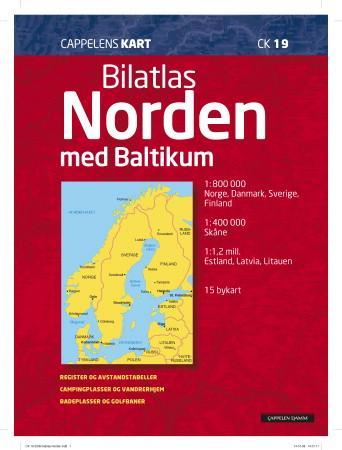 Norden med Baltikum - bilatlas