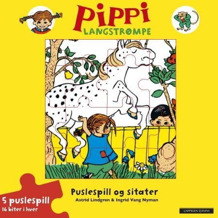 Pippi Langstrømpe - puslespill og sitater