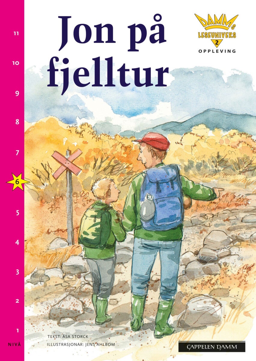 Jon på fjelltur - nivå 6