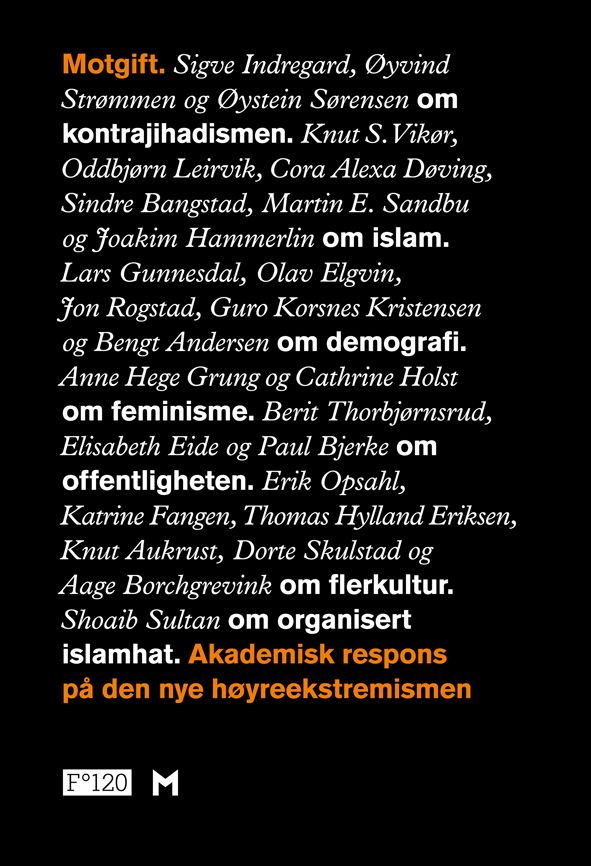 Motgift - akademisk respons på den nye høyreekstremismen