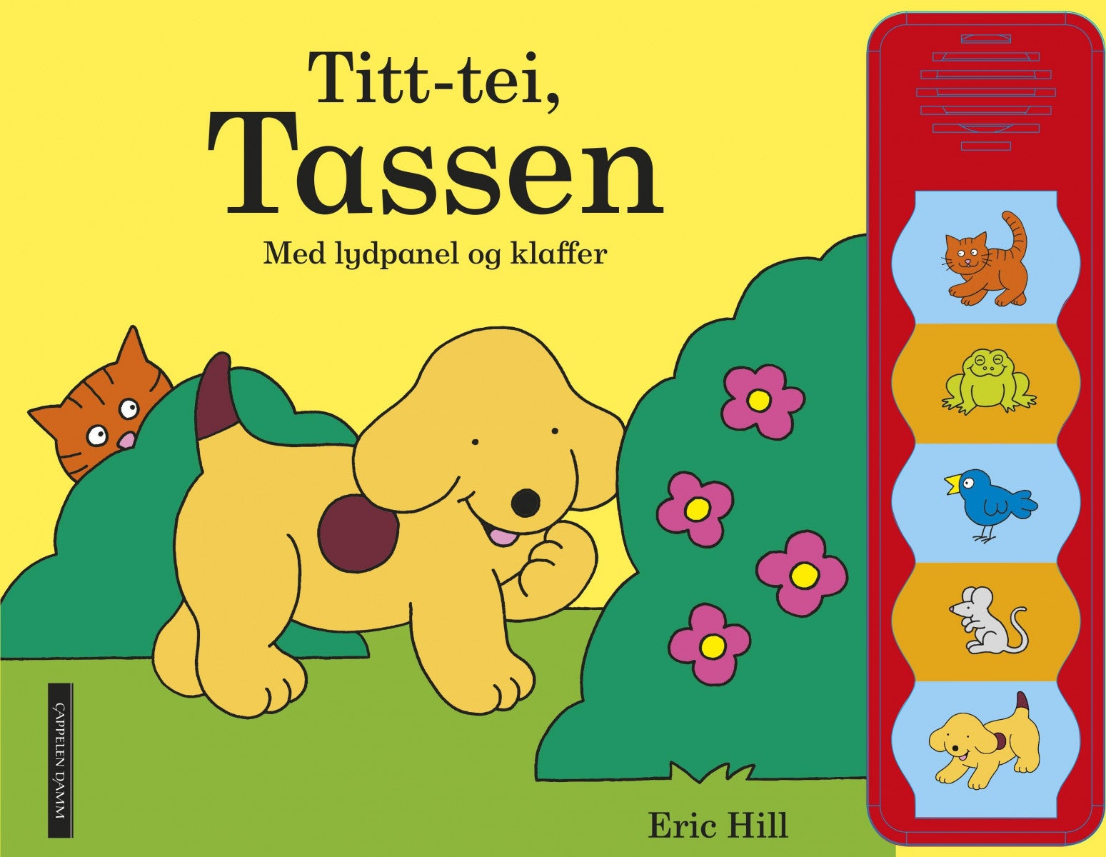 Titt-tei, Tassen - med lydpanel og klaffer