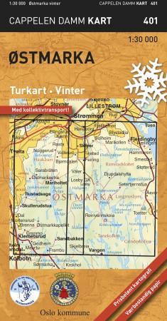 Østmarka - turkart - vinter