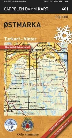 Østmarka - turkart - vinter