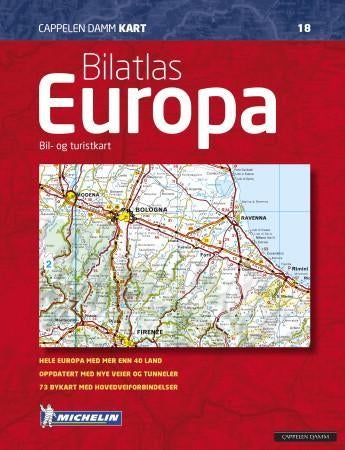 Bilatlas Europa - bil- og turistkart