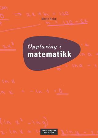 Bilde av Opplæring I Matematikk Av Marit Holm
