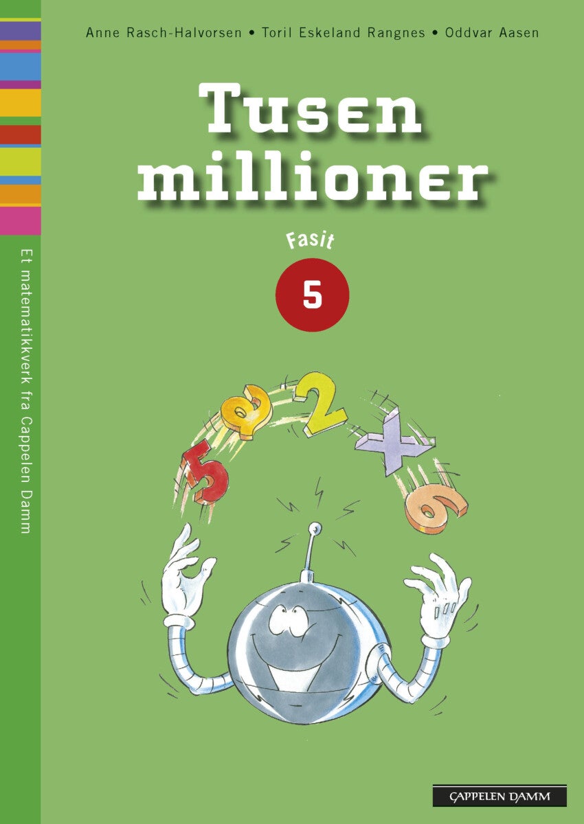 Tusen millioner 5 - Fasit : grunnbok A, grunnbok B, oppgavebok