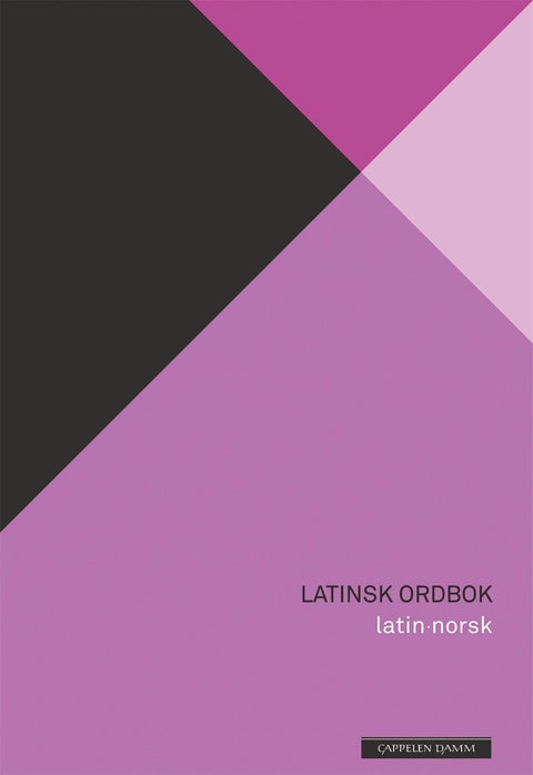 Latinsk ordbok - latin-norsk