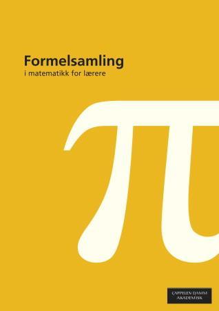 Bilde av Formelsamling I Matematikk For Lærere