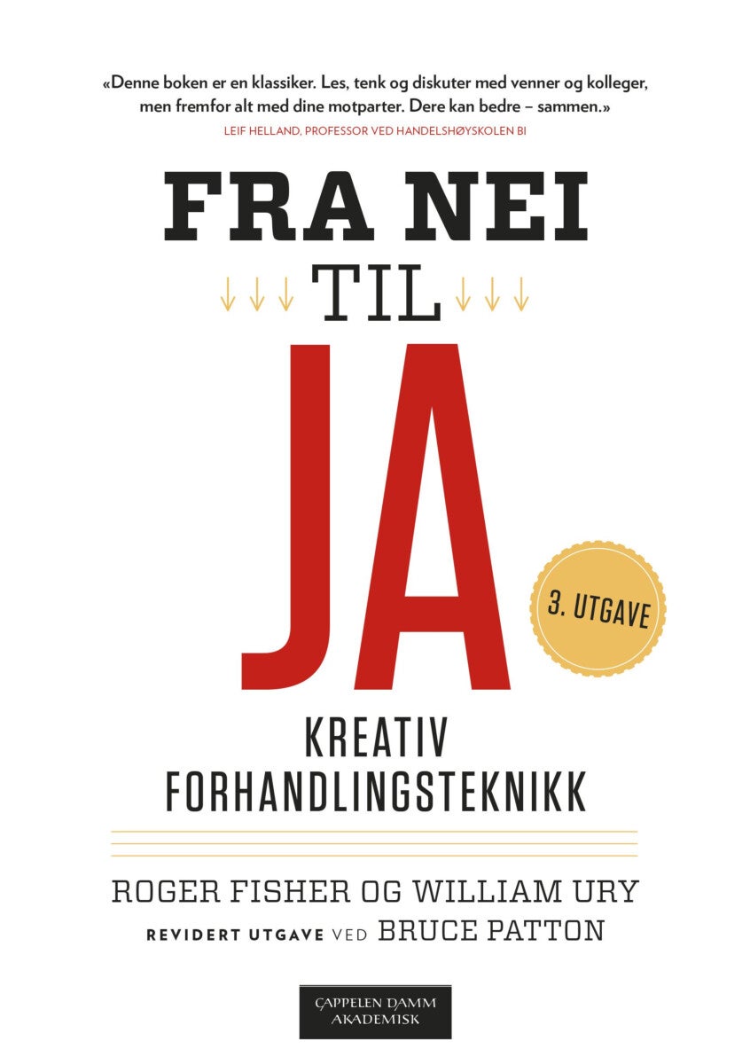 Fra nei til ja - kreativ forhandlingsteknikk