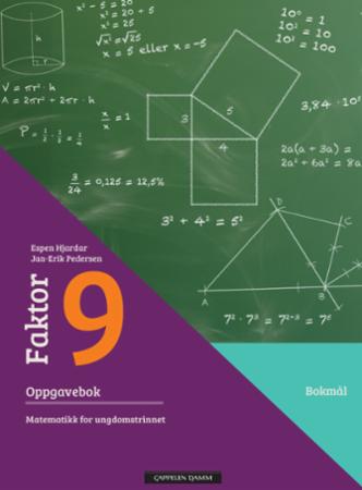 Faktor 9 - oppgavebok : matematikk for ungdomstrinnet