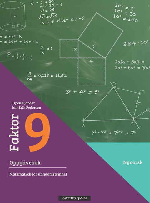 Faktor 9 - oppgåvebok : matematikk for ungdomstrinnet