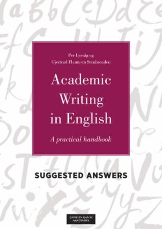 Academic writing in english suggested answers