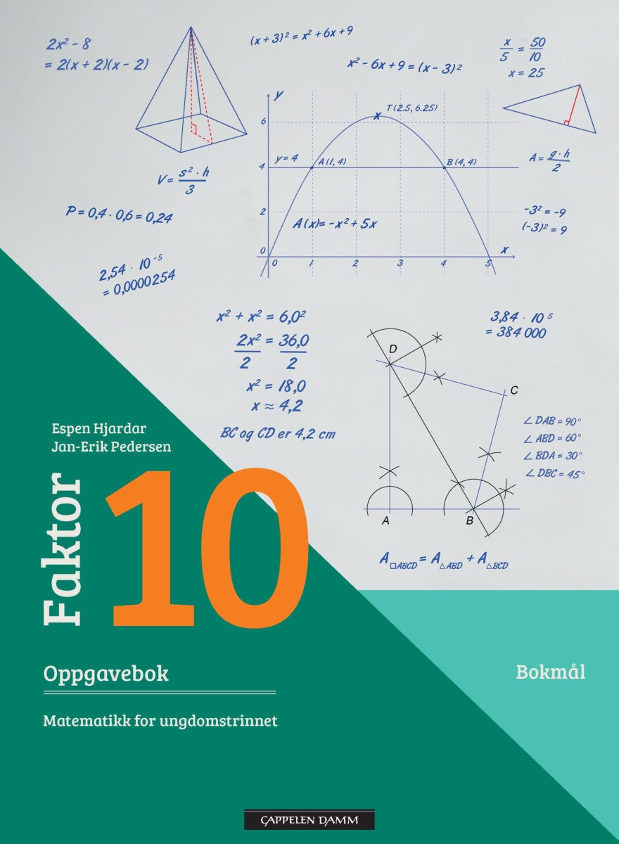 Faktor 10 - Oppgavebok : matematikk for ungdomstrinnet