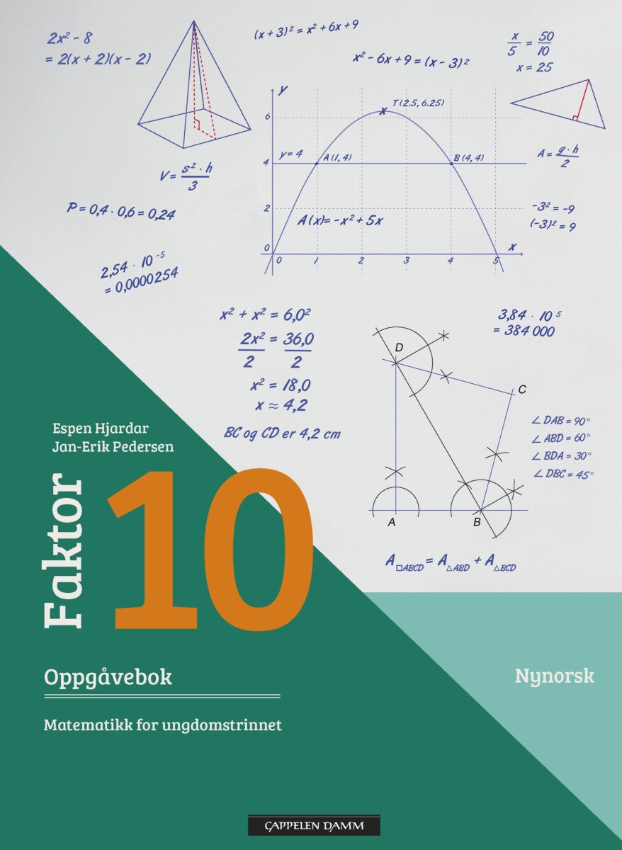 Faktor 10 - Oppgåvebok : matematikk for ungdomstrinnet