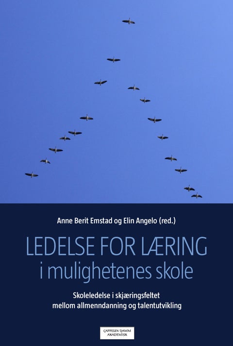 Ledelse for læring i mulighetenes skole - skoleledelse i skjæringsfeltet mellom allmenndanning og talentutvikling