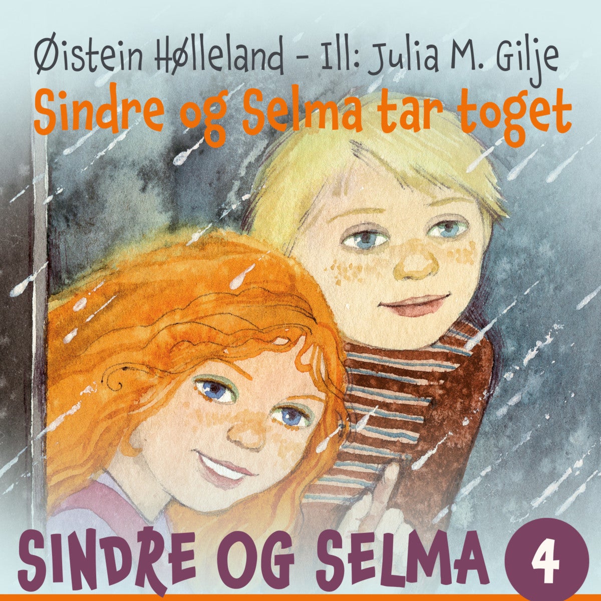 Bilde av Sindre Og Selma Tar Toget Av Øistein Hølleland
