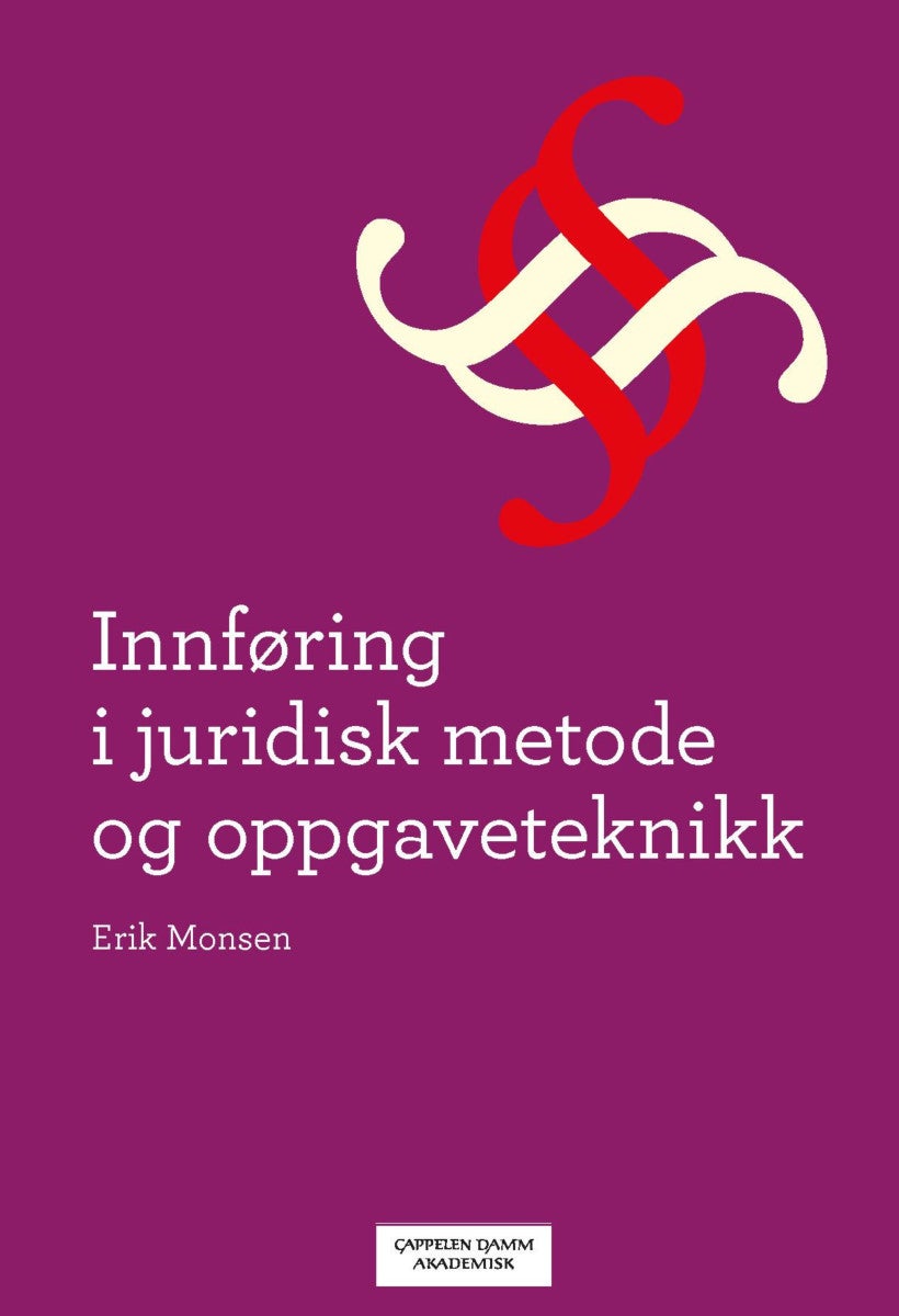Bilde av Innføring I Juridisk Metode Og Oppgaveteknikk Av Erik Monsen