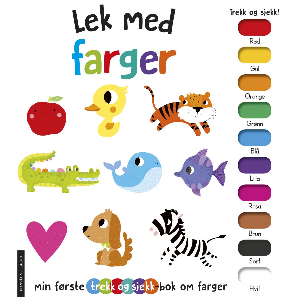 Lek med farger - min første trekk og sjekk-bok om farger