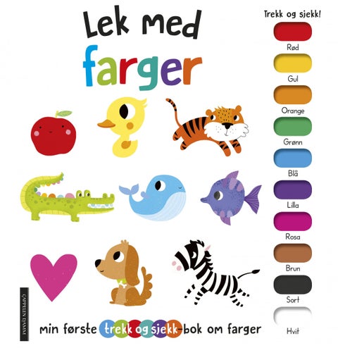 Lek med farger - min første trekk og sjekk-bok om farger