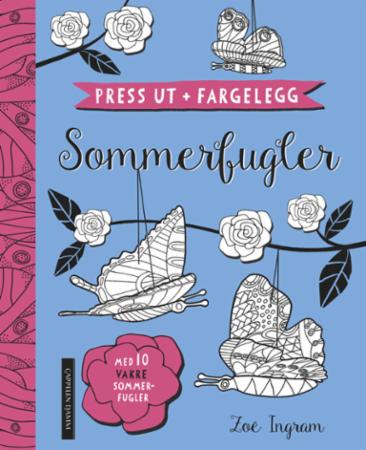 Press ut + fargelegg. Sommerfugler