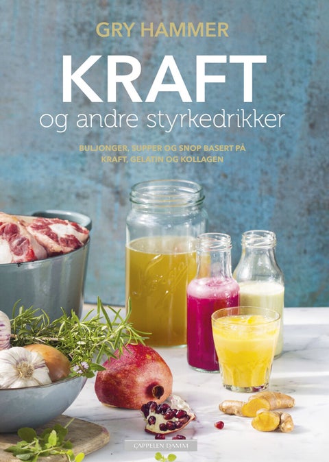 Kraft og andre styrkedrikker - buljonger, supper og snop basert på kraft, gelatin og kollagen
