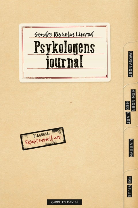 Psykologens journal - diagnose: eksistensiell uro