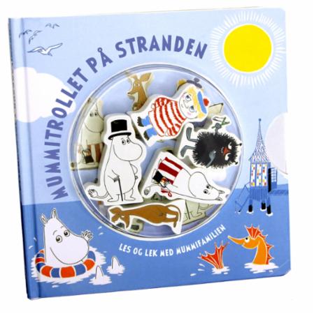 Mummitrollet på stranden - les og lek med mummifamilien