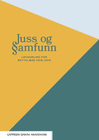 Juss og samfunn - lovsamling for rettslære 2018-2019