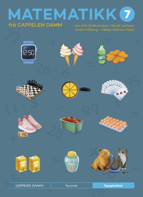 Matematikk 7 frå Cappelen Damm - Oppgåvebok
