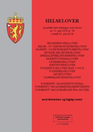 Helselover - ajourført med endringer, sist ved forskrift av 22. desember 2016 nr. 1866 (i kraft 1. januar 2017) :