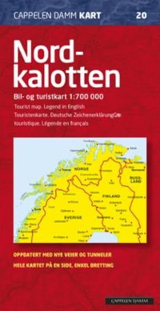 Nordkalotten - bil- og turistkart = tourist map = Touristenkarte = carte touristique
