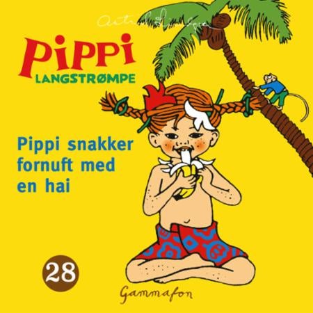 Pippi snakker fornuft med en hai