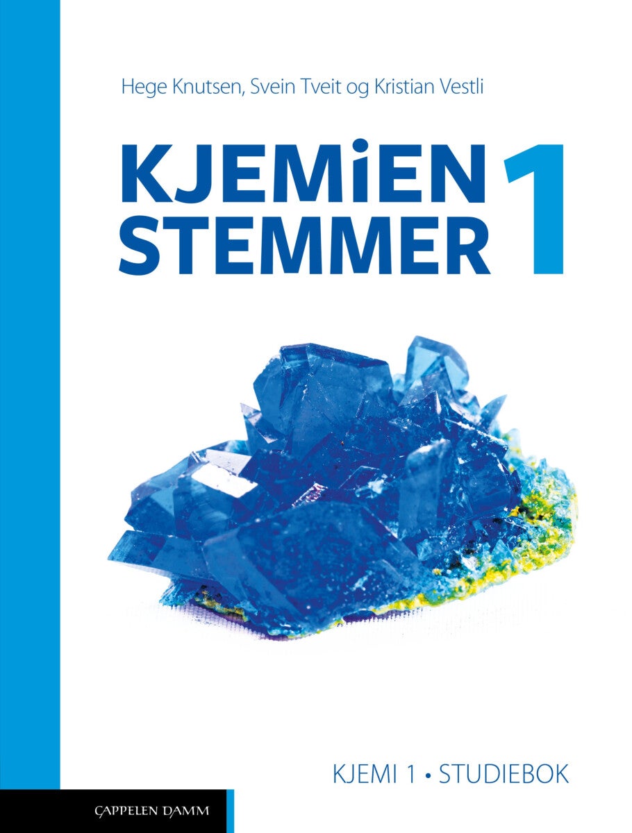Kjemien stemmer 1 - Studiebok : kjemi 1