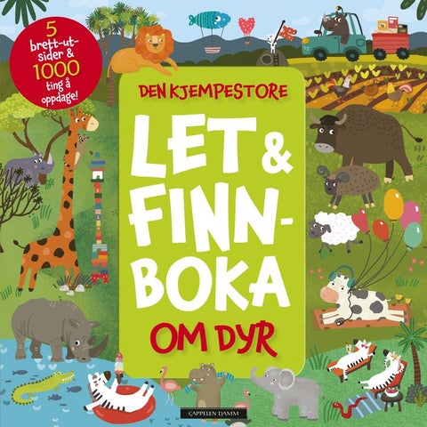 Den kjempestore let & finn-boka om dyr