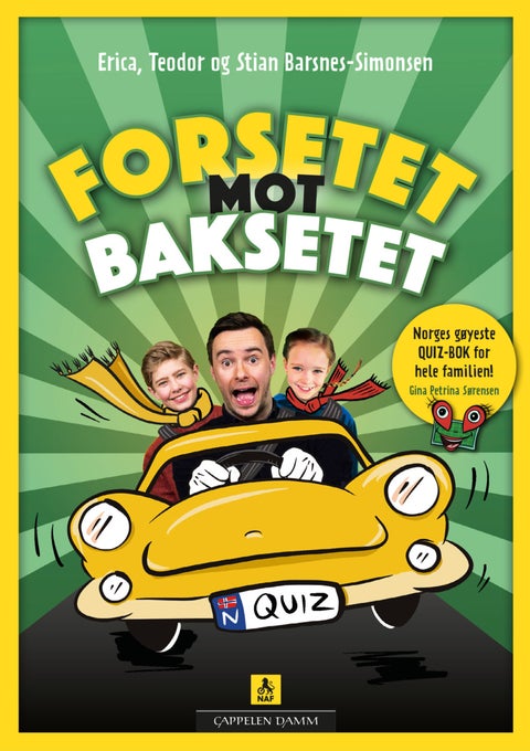 Forsetet mot baksetet - Norges gøyeste quiz-bok for hele familien!