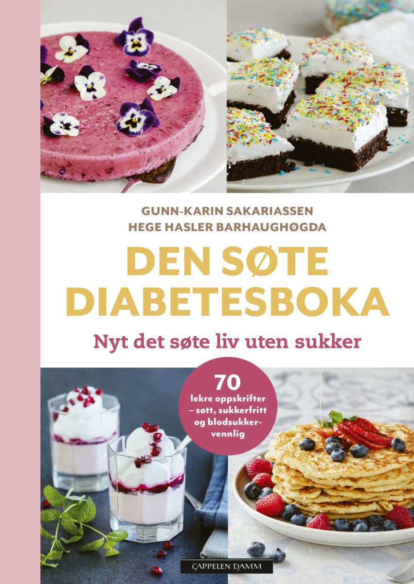 Bilde av Den Søte Diabetesboka Av Hege Hasler Barhaughøgda, Gunn-karin Sakariassen