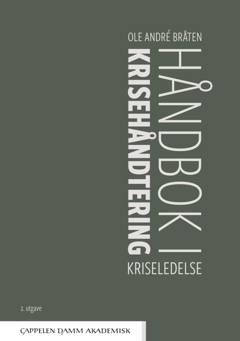 Håndbok i krisehåndtering - kriseledelse